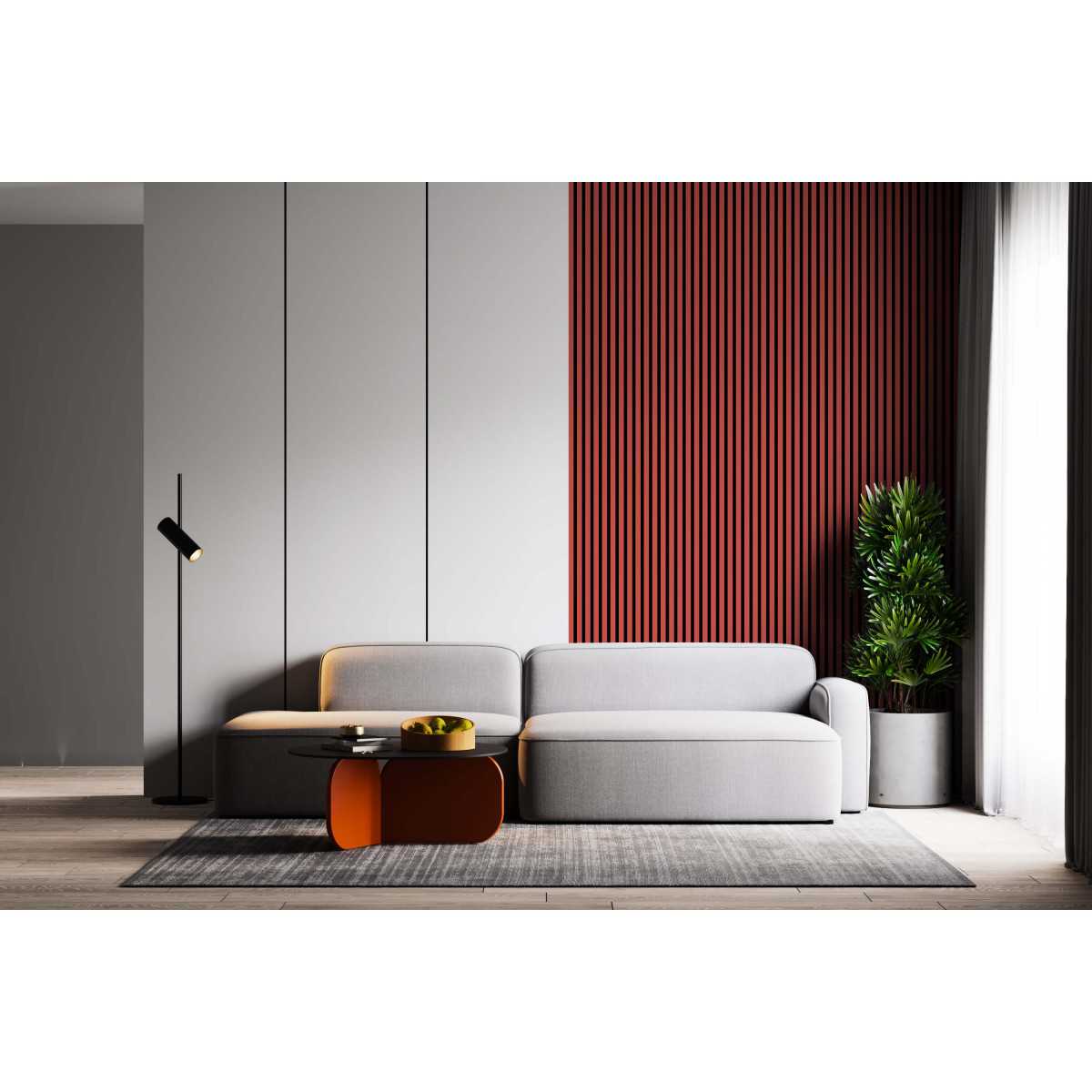 Akustisk väggpanel - Coral 275cm