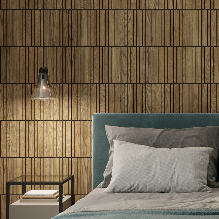 Amsterdam 60x60cm Natural Oak Faner Milled Panels