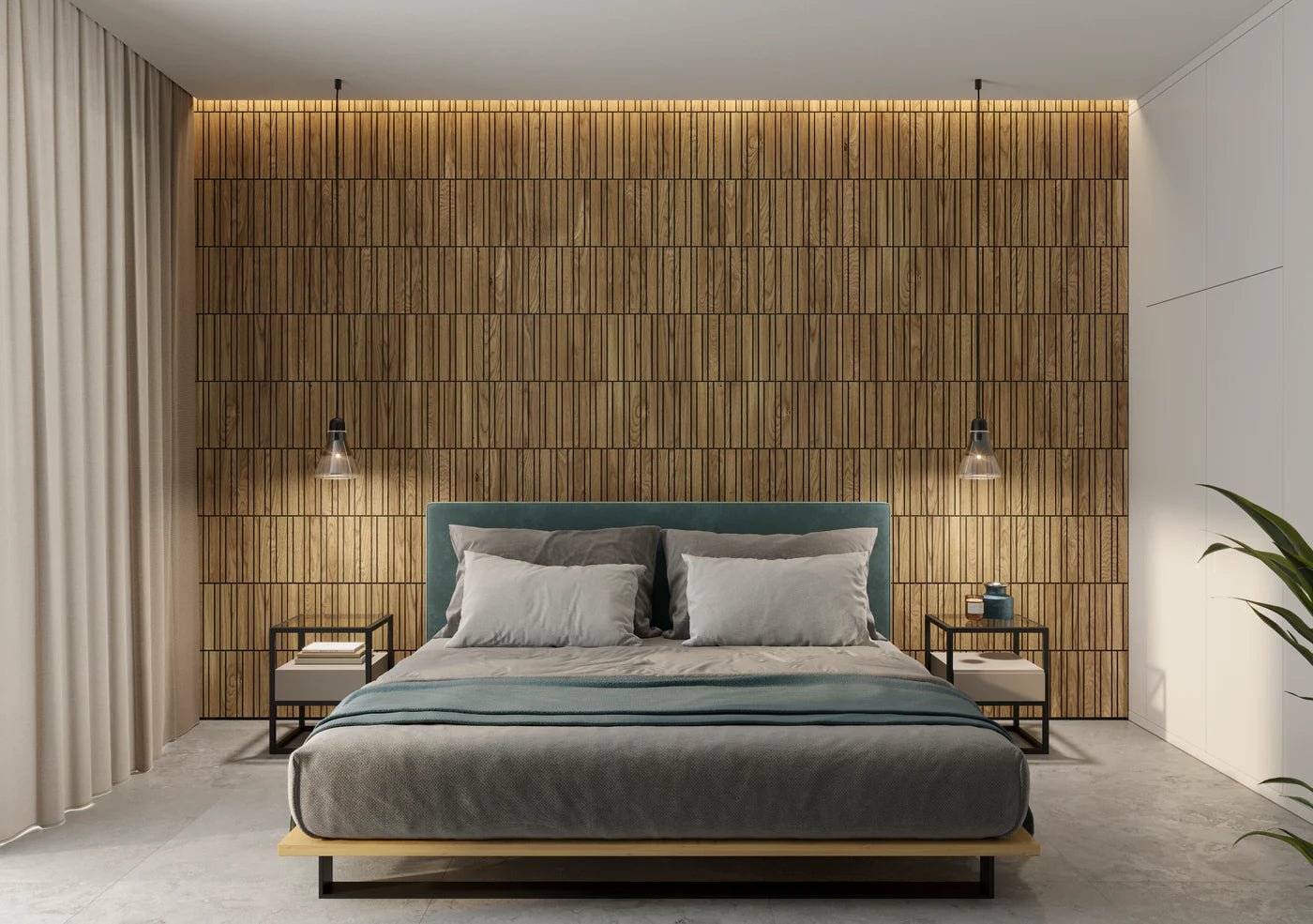 Amsterdam 60x60cm Natural Oak Faner Milled Panels