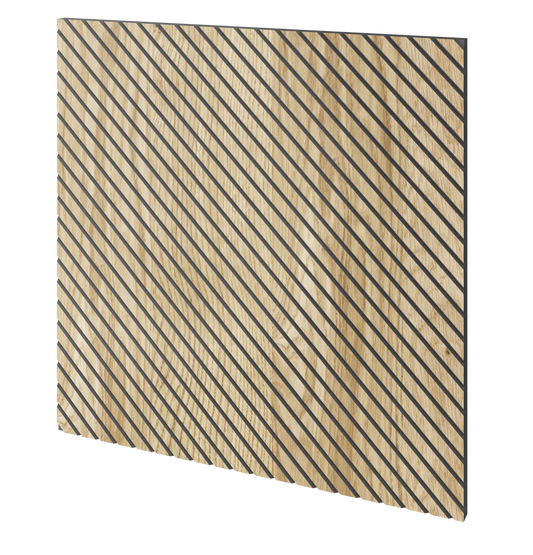 Brekka 60x60cm Natural tammiviilu jyrsitty paneeli 