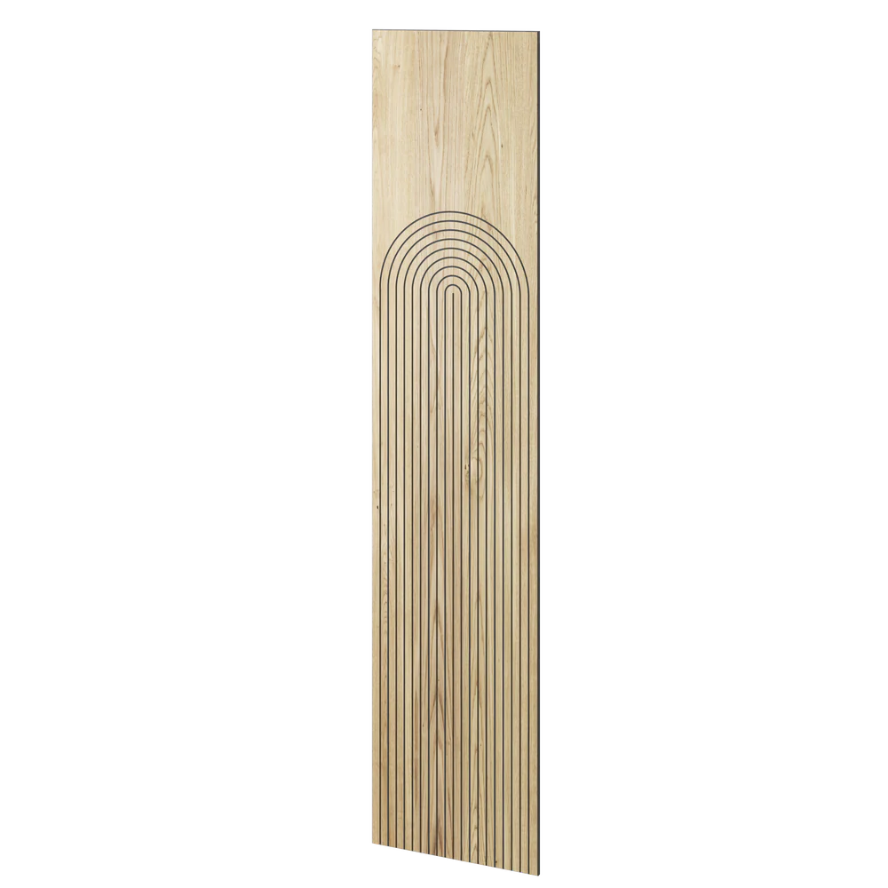 Kyoto 60x275 cm Natural Ekfaner frästa paneler 