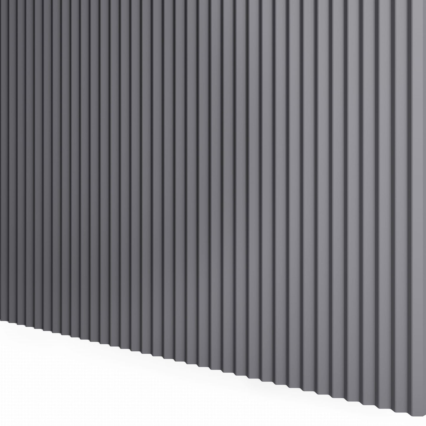 Decorative graphite 275cm micro slats wall panels