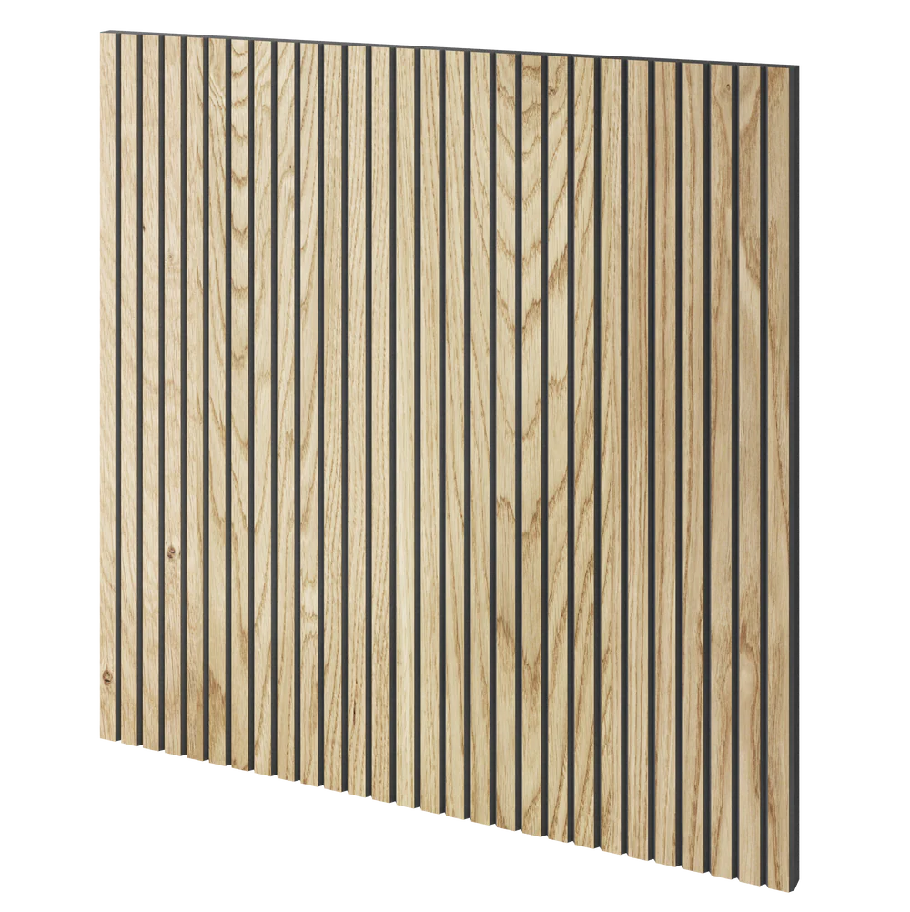 VARDØ  60x60cm Natural Oak Veneer Milled Panel